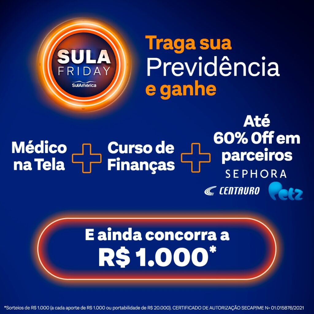 Sula Friday - oferta Previdencia
