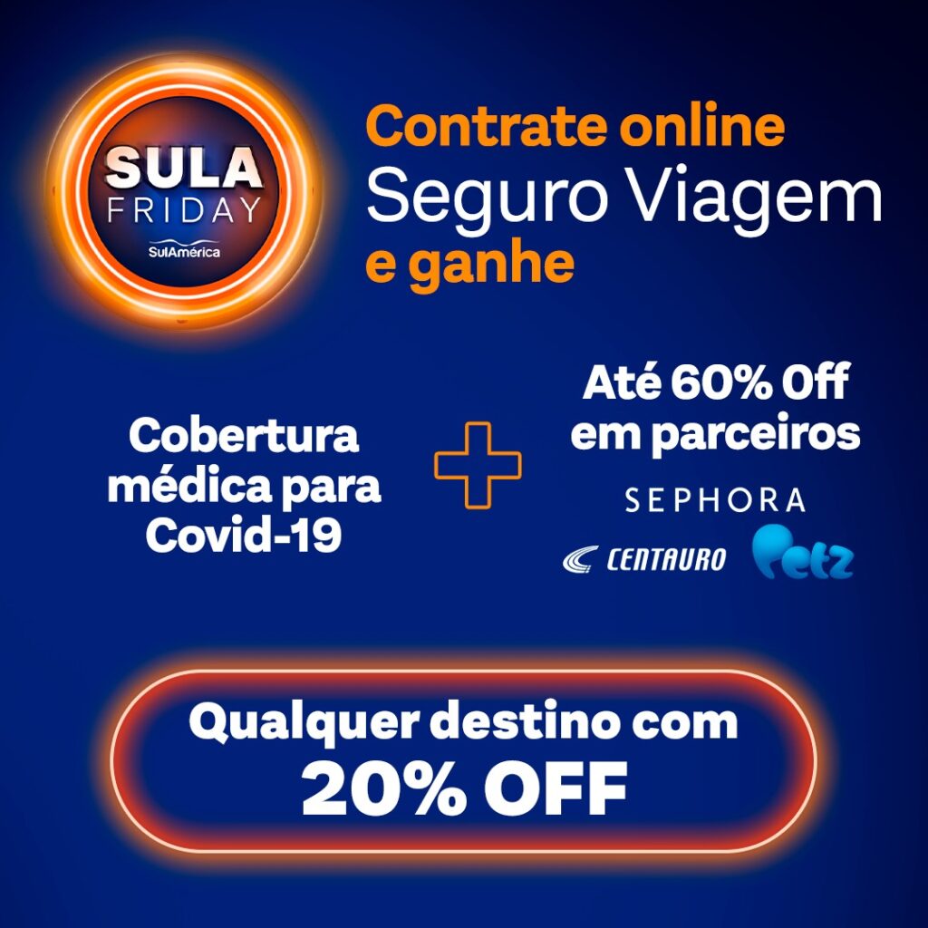 Sula Friday - oferta Seguro Viagem