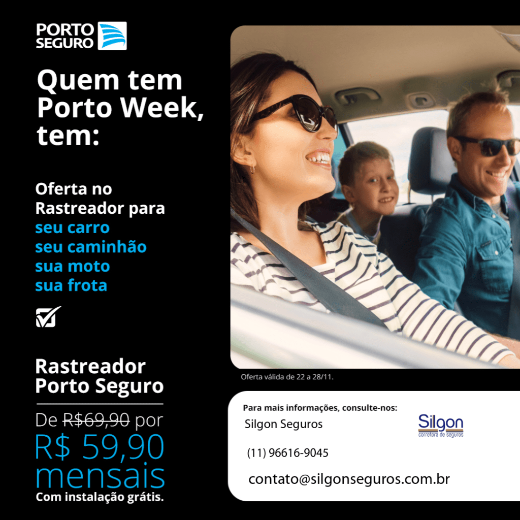 Silgon Seguros - Porto Week Rastreador Porto Seguro